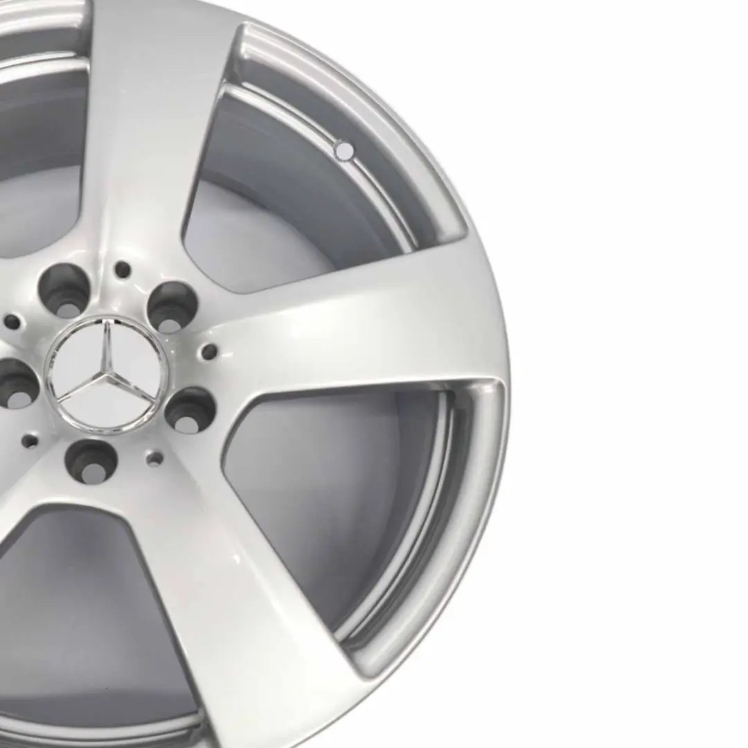 Mercedes W212 Rear Axle Silver Alloy Wheel Rim 18" ET:54 9J - SKU A2124011402 - Part number A2124011402