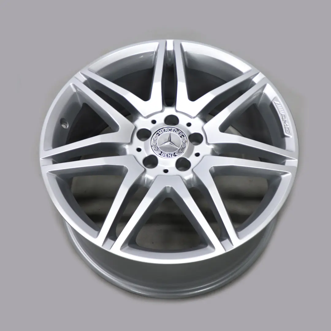 Mercedes-Benz W207 C207 Alloy Wheel Rim 19" AMG 7 Double Spoked to with Part number A2124011900 Mercedes-Benz W207 C207 Alloy Wheel Rim 19" AMG 7 Double Spoked - SKU A2124011900 - Part number A2124011900