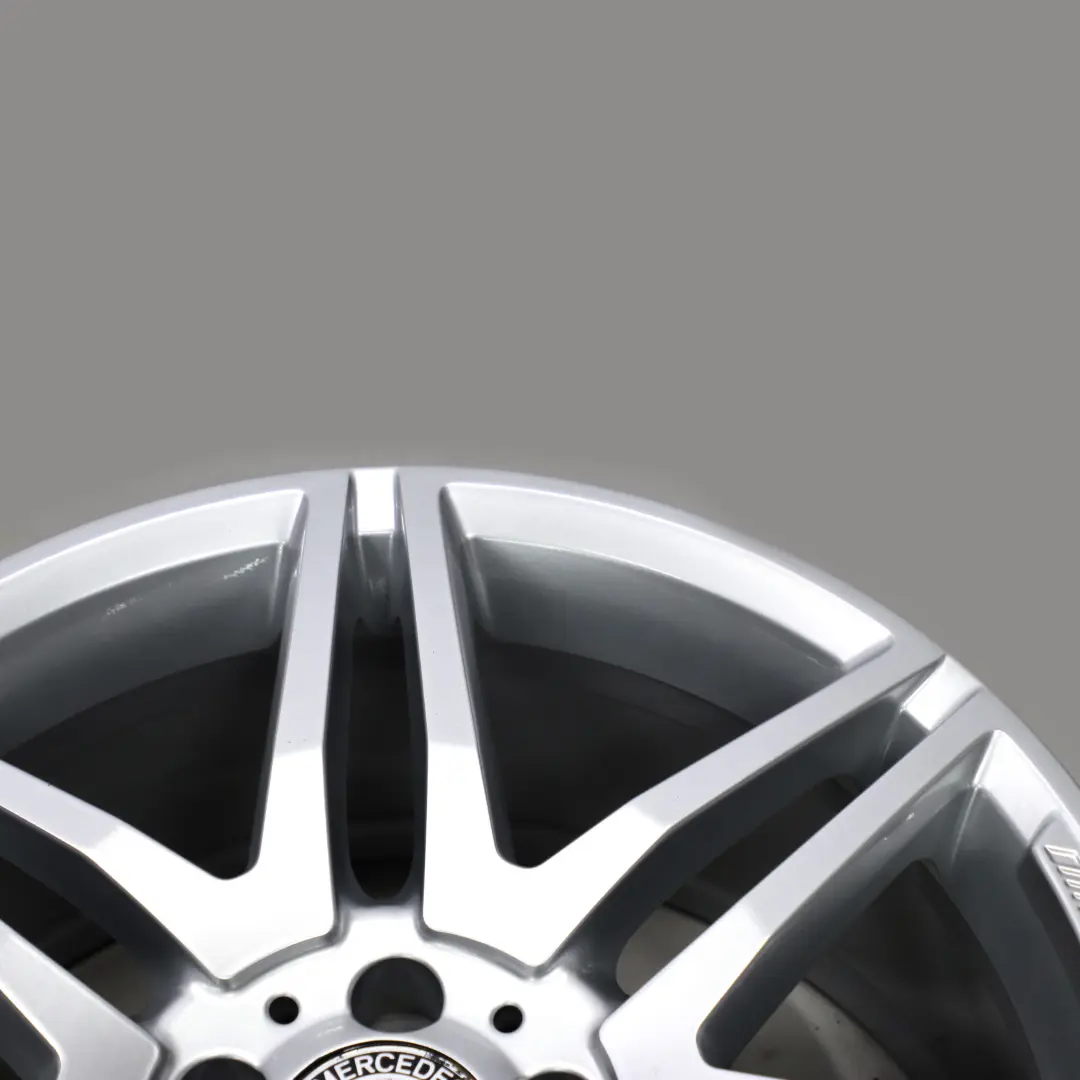 Mercedes-Benz W207 C207 Alloy Wheel Rim 19" AMG 7 Double Spoked to with Part number A2124011900 Mercedes-Benz W207 C207 Alloy Wheel Rim 19" AMG 7 Double Spoked - SKU A2124011900 - Part number A2124011900