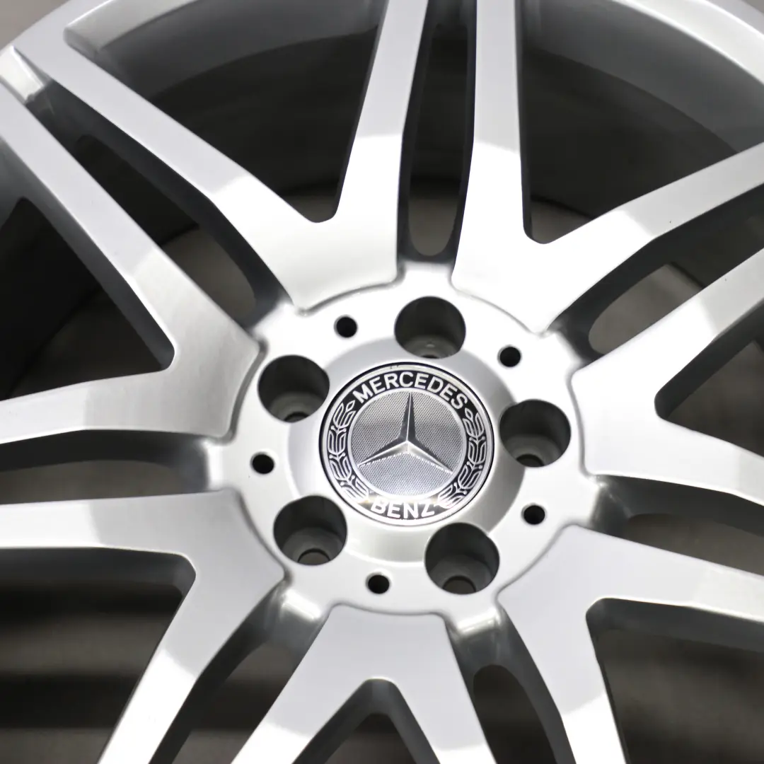  Mercedes-Benz W207 C207 Alloy Wheel Rim 19" AMG 7 Double Spoked - SKU A2124014702 - Part number A2124014702