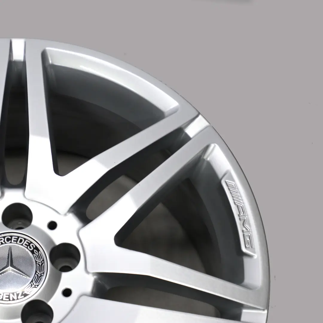  Mercedes-Benz W207 C207 Alloy Wheel Rim 19" AMG 7 Double Spoked - SKU A2124014702 - Part number A2124014702