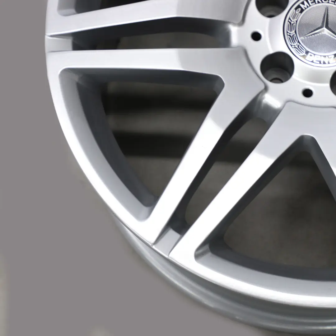 Mercedes-Benz W207 C207 Alloy Wheel Rim 19" AMG 7 Double Spoked to with Part number A2124014702 Mercedes-Benz W207 C207 Alloy Wheel Rim 19" AMG 7 Double Spoked - SKU A2124014702 - Part number A2124014702