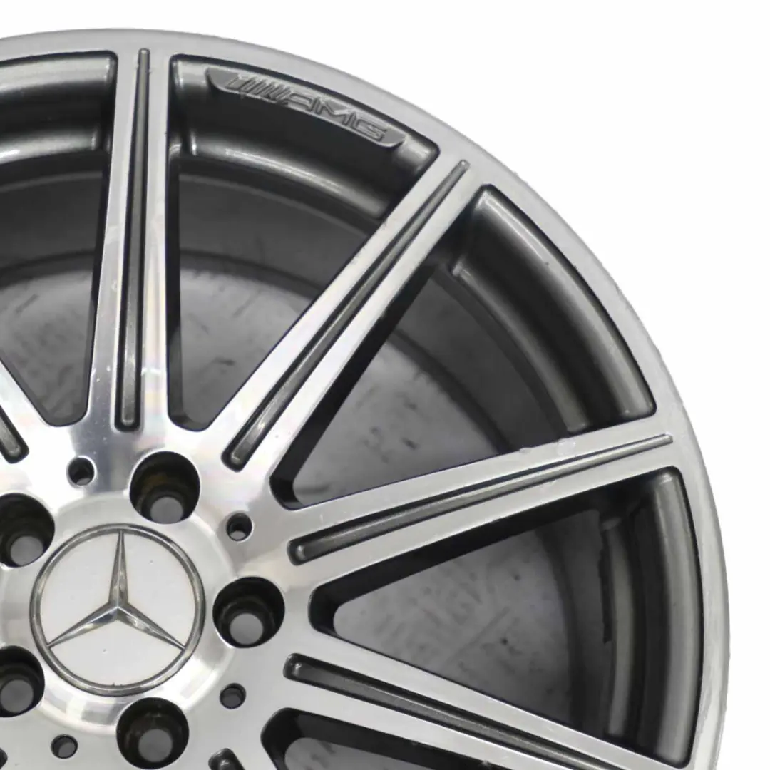 Llanta de aleación Mercedes W212 E63 AMG de 10 radios 19" ET:52 9,5J para con número de pieza A2124015102 Llanta de aleación Mercedes W212 E63 AMG de 10 radios 19" ET:52 9,5J - SKU A2124015102-1 - Número de pieza A2124015102