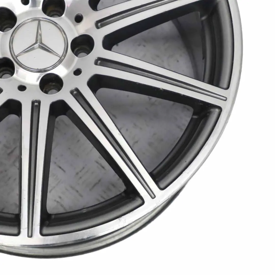 Mercedes W212 E63 AMG Wheel Alloy Rim 10-Spoke Wheel 19" ET:52 9,5J - SKU A2124015102-1 - Part number A2124015102