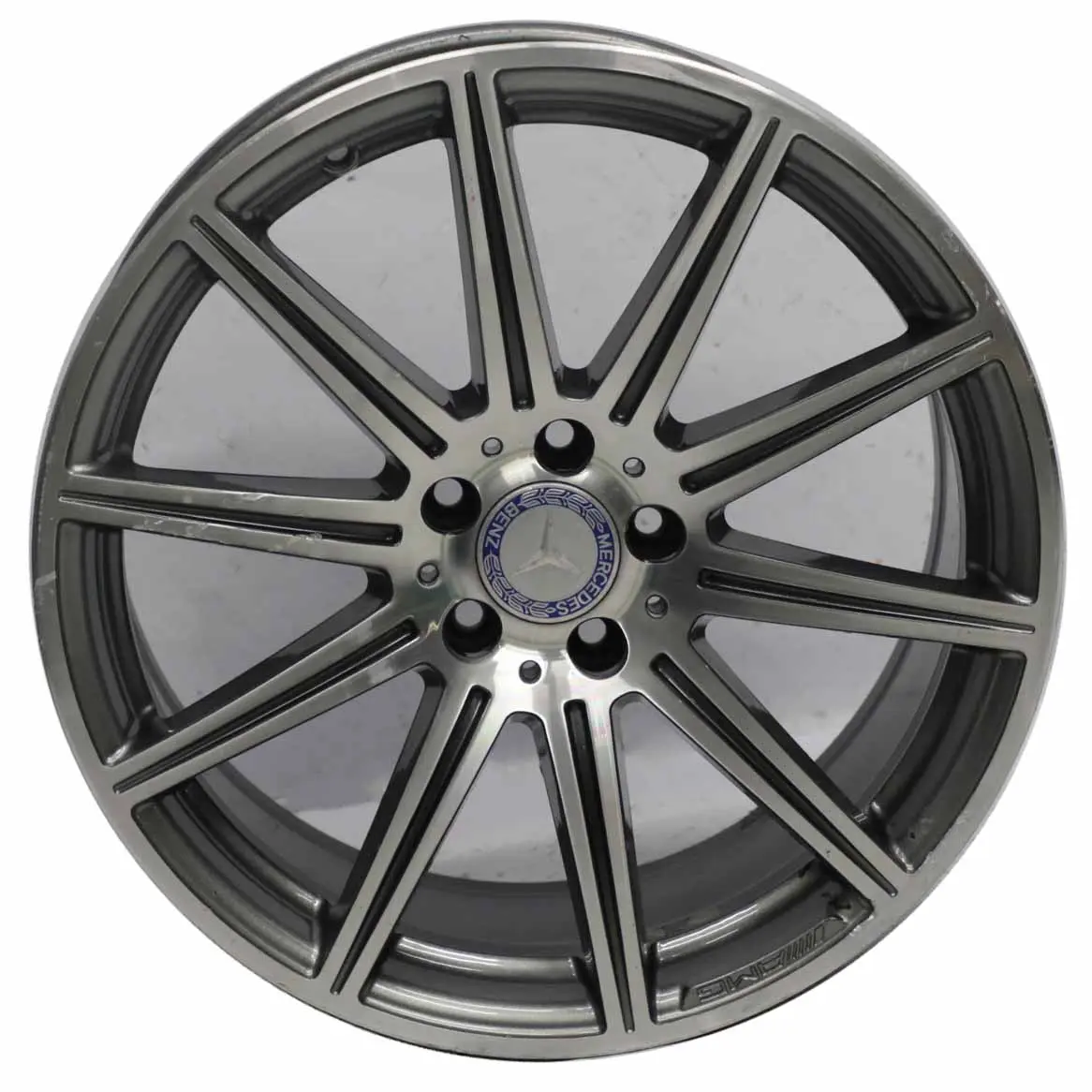 Mercedes W212 E63 AMG Cerchio in lega a 10 razze 19" ET:52 9,5J A2124015102