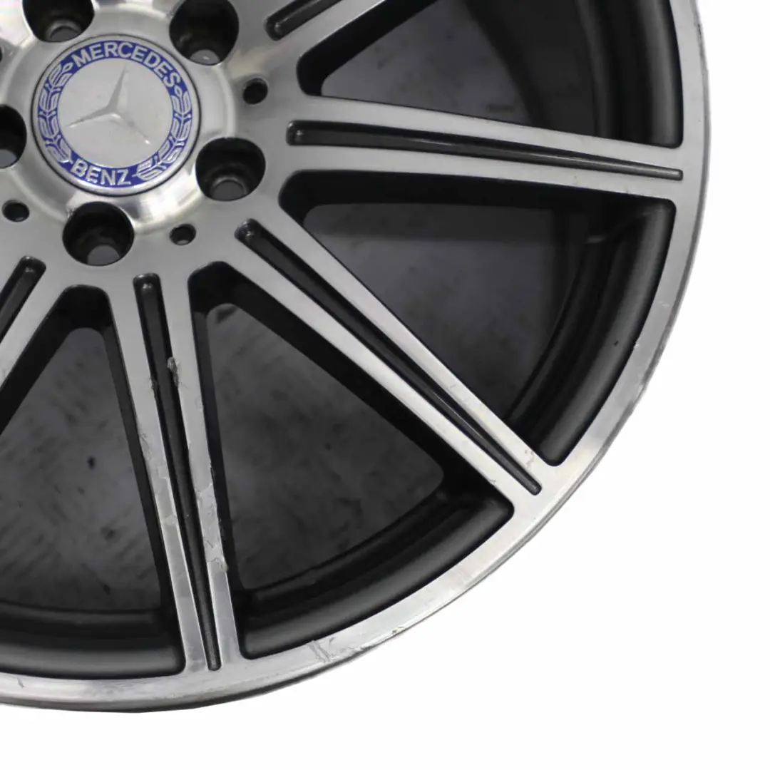 Mercedes W212 E63 AMG Leichtmetallfelge 10-Speichen Rad 19" 9,5J - SKU A2124015102-2 - Teilenummer A2124015102