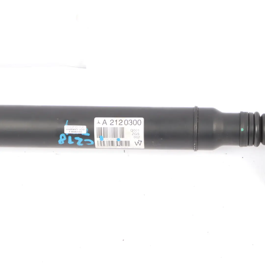 Propshaft Drive Shaft OM642 Automatic Transmission to Mercedes W212 with Part number A2124100300 Mercedes W212 Propshaft Drive Shaft OM642 Automatic Transmission - SKU A2124100300 - Part number A2124100300