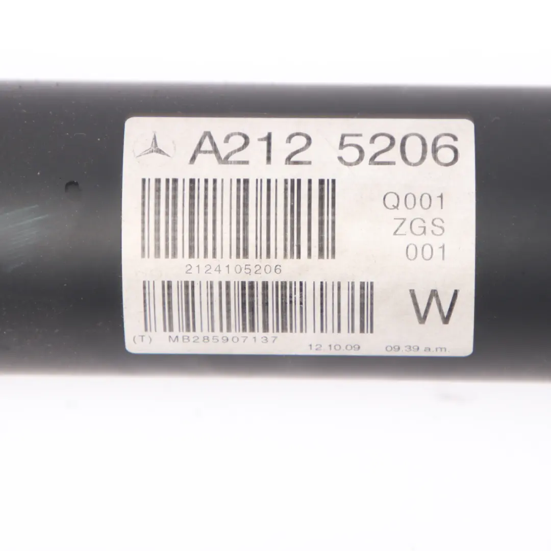 Mercedes W212 Propshaft Drive Shaft M271 Automatic Transmission - SKU A2124105206 - Part number A2124105206