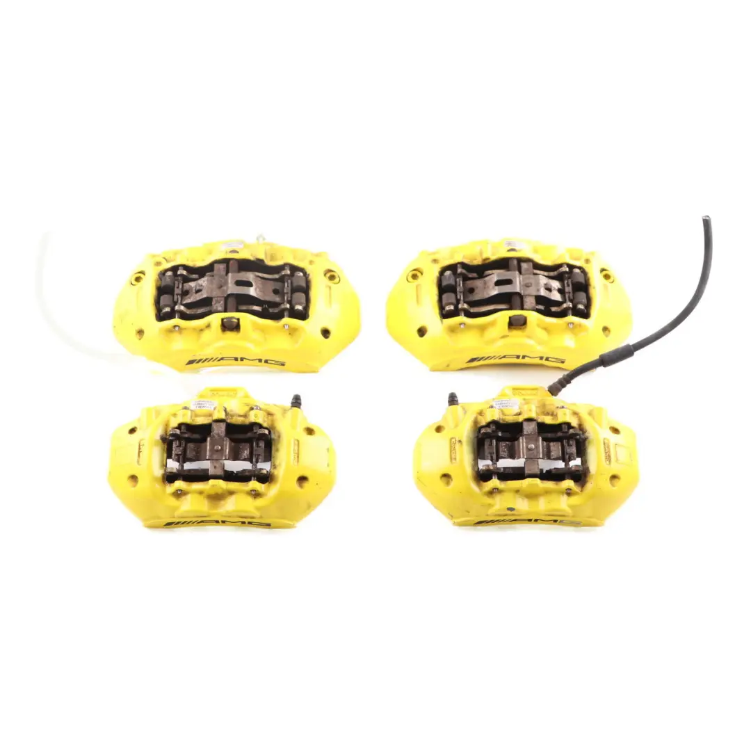 Brake Caliper Set Mercedes W212 E 63 AMG Rear Left Right Wheel Brembo Brake Set to with Part number A2124212998 Brake Caliper Set Mercedes W212 E 63 AMG Rear Left Right Wheel Brembo Brake Set - SKU A2124212998-1 - Part number A2124212998