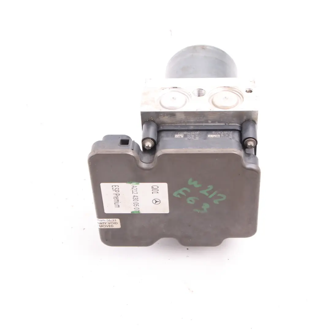 Brake Pump ABS ESP Hydraulic Braking Control Unit AMG to Mercedes W212 with Part number A2124300507 Mercedes W212 Brake Pump ABS ESP Hydraulic Braking Control Unit AMG - SKU A2124300507 - Part number A2124300507