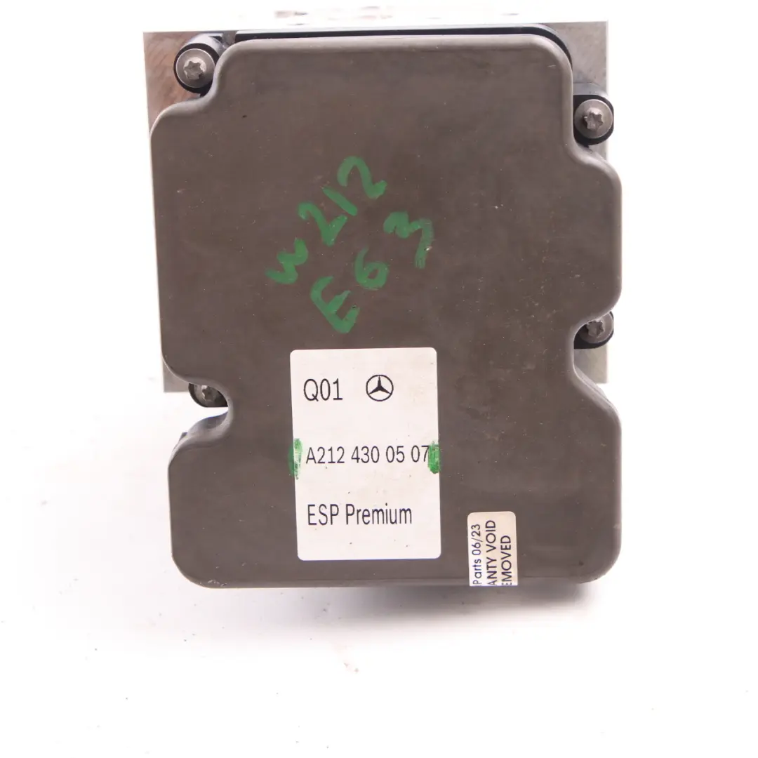 Brake Pump ABS ESP Hydraulic Braking Control Unit AMG to Mercedes W212 with Part number A2124300507 Mercedes W212 Brake Pump ABS ESP Hydraulic Braking Control Unit AMG - SKU A2124300507 - Part number A2124300507