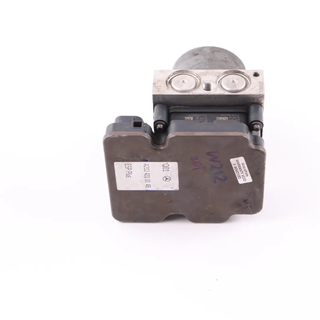 Mercedes W212 Pompe ABS Frein Hydro Hydraulique Unité de Contrôle Module - SKU A2124310148 - Numéro de pièce A2124310148