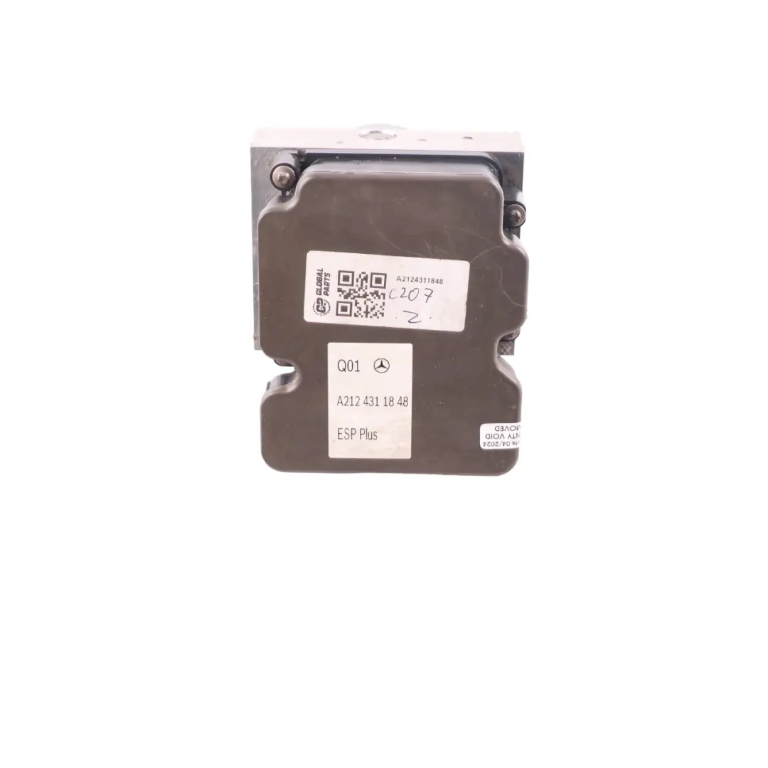 Mercedes C207 Hydraulic Pump ABS ESP Brake Control Unit Module - SKU A2124311848 - Part number A2124311848