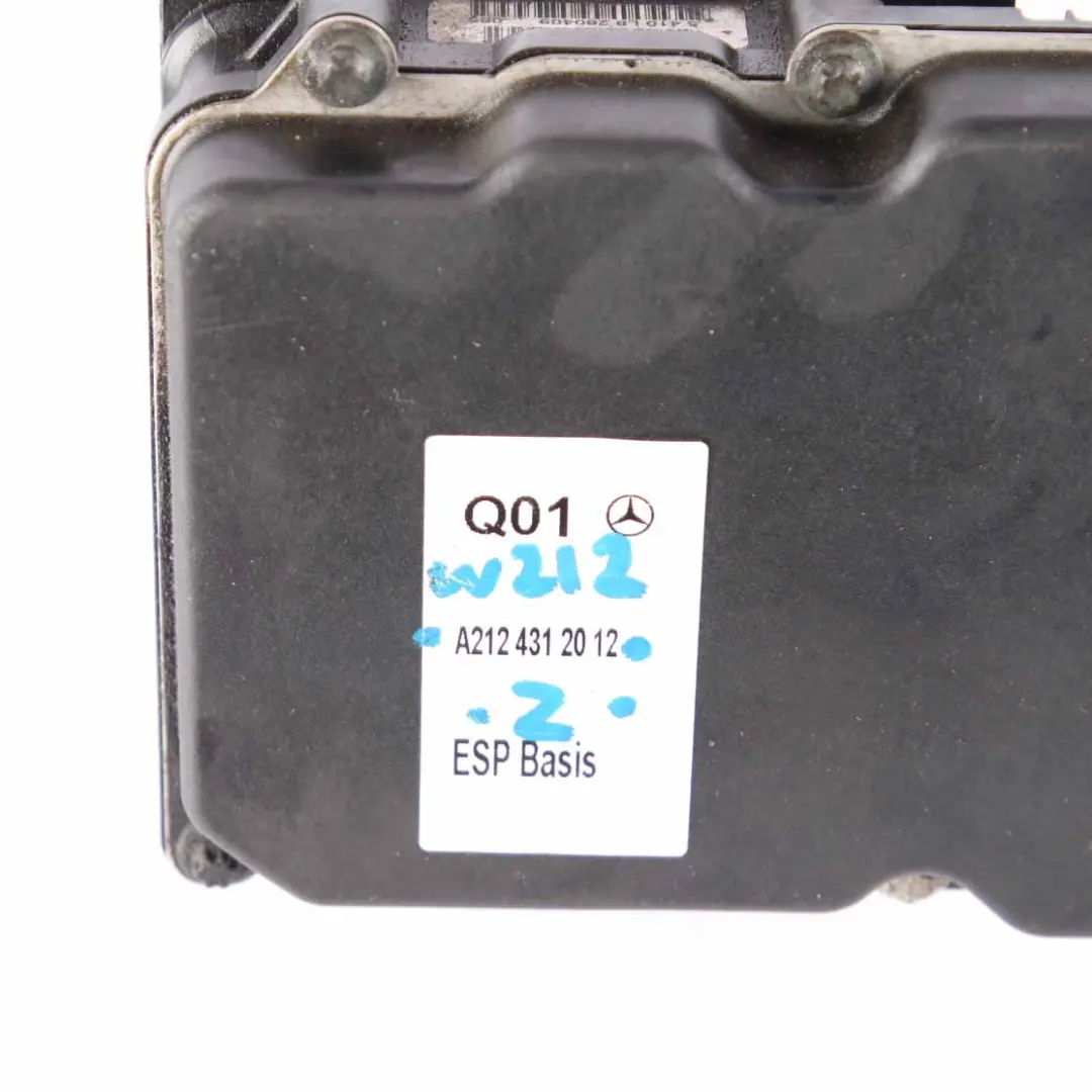  Brake Pump Mercedes W212 ESP ABS Hydro Control Unit Control Unit - SKU A2124312012 - Part number A2124312012
