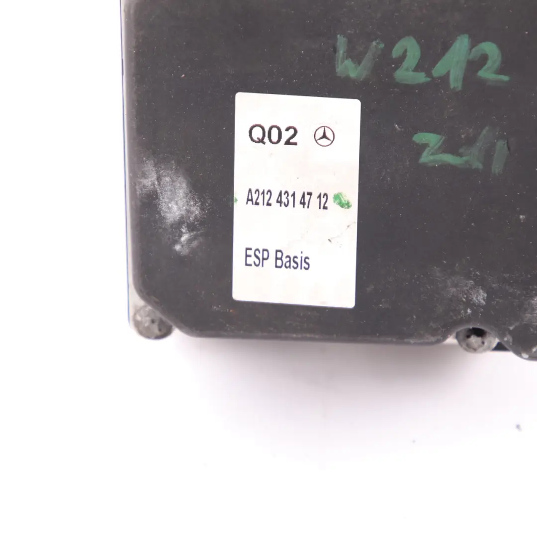  Brake Pump Mercedes W212 ESP ABS Hydro Control Unit Control Unit - SKU A2124314712 - Part number A2124314712