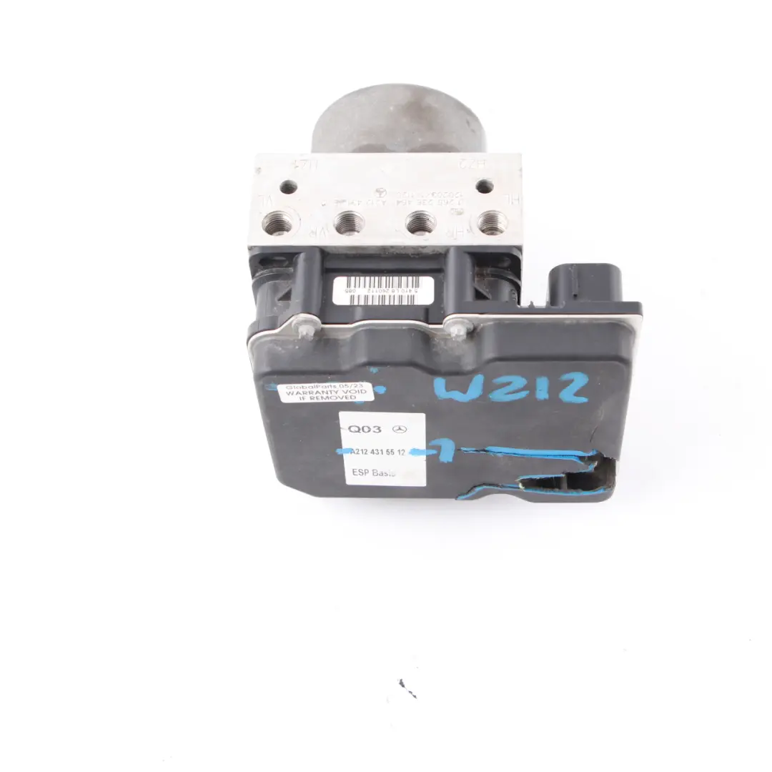  Hydro Brake Pump Mercedes W212 ESP ABS Braking Control Unit A2124315512 - SKU A2124315612-1 - Part number A2124315612