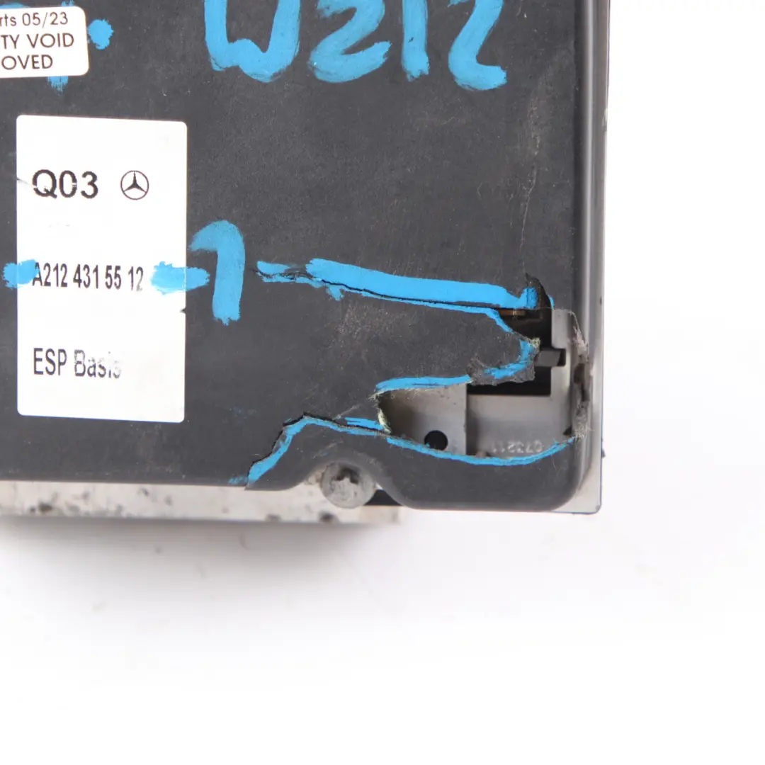 ESP ABS Hydro Control Unit Unité Contrôle Pompe Frein A2124315512 pour Mercedes W212 à propos du numéro de pièce A2124315612 Mercedes W212 ESP ABS Hydro Control Unit Unité Contrôle Pompe Frein A2124315512 - SKU A2124315612-1 - Numéro de pièce A2124315612