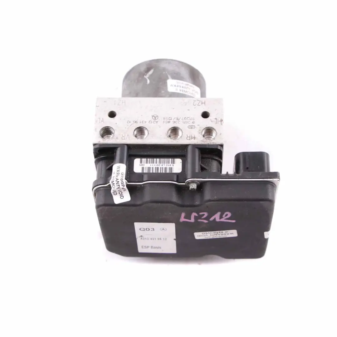 Mercedes W212 ESP ABS Hydro Control Unit Brake Pump Control Unit A2124315512 - SKU A2124315612 - Part number A2124315612