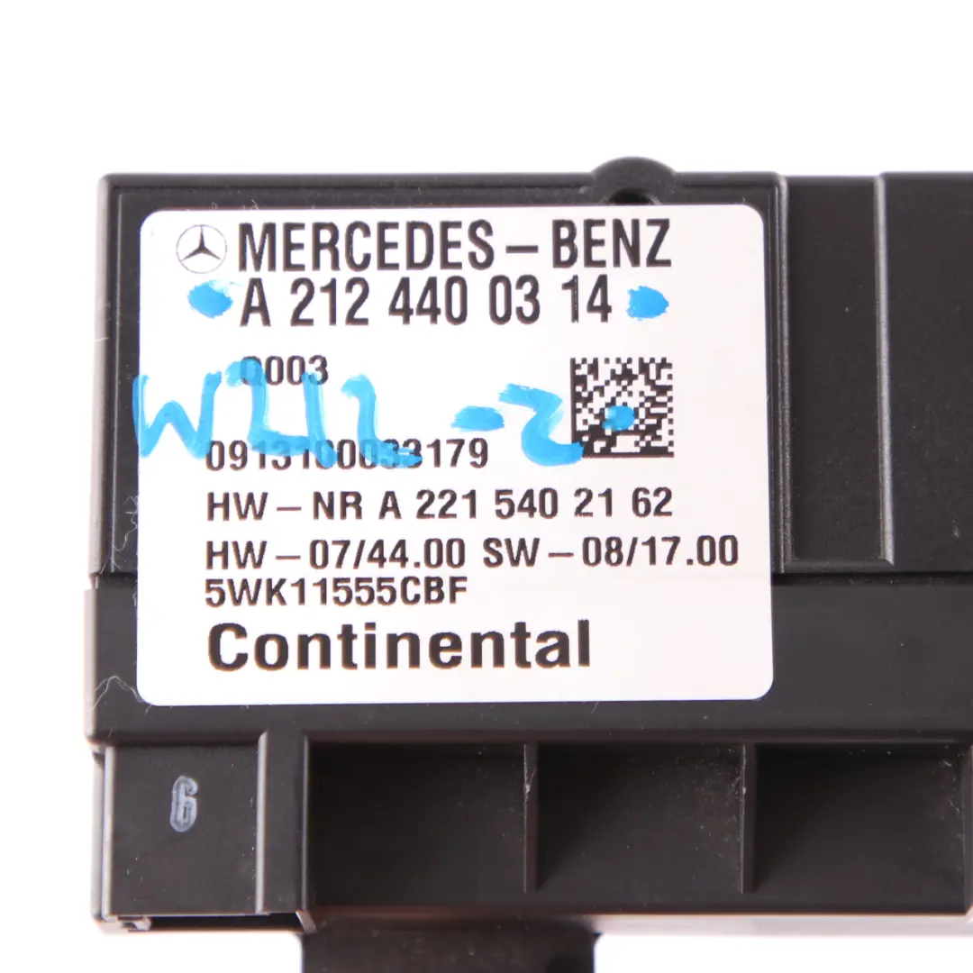 Mercedes W164 W204 Moduł Sterownik Pompy Paliwa ECU - SKU A2124400314 - Numer Części A2124400314