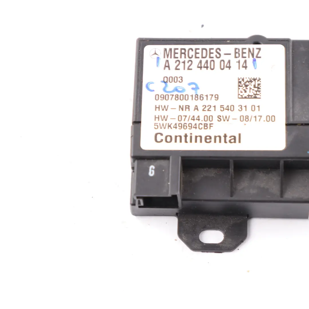 W207 W212 Modulo Pompa Carburante Diesel Unità ECU per Mercedes C207 con numero di parte A2124400414 Mercedes C207 W207 W212 Modulo Pompa Carburante Diesel Unità ECU - SKU A2124400414 - Numero di parte A2124400414