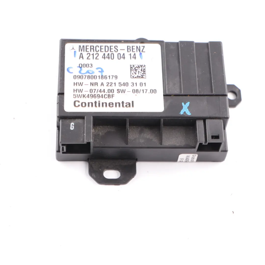Mercedes C207 W207 W212 Módulo Bomba Combustible Diesel Control ECU - SKU A2124400414 - Número de pieza A2124400414