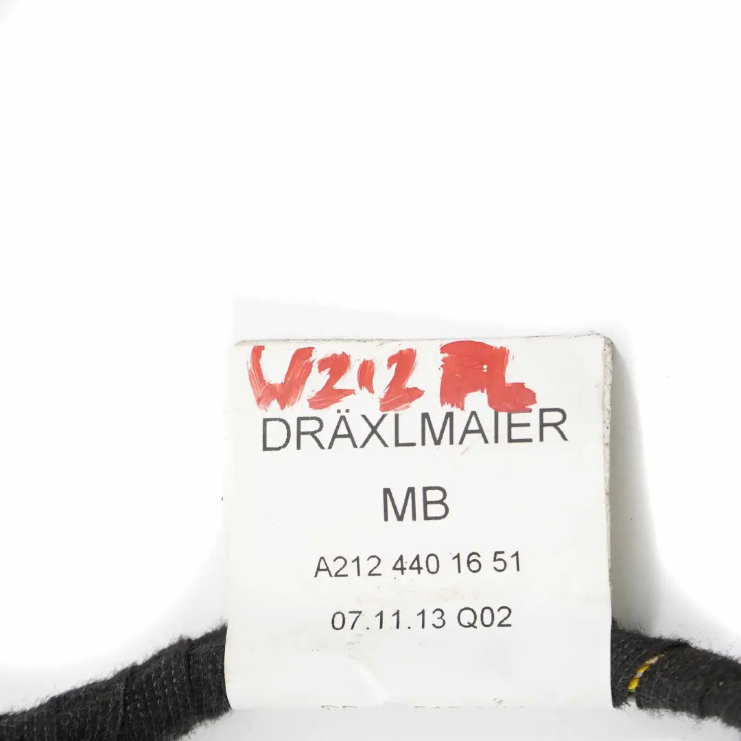 Cable puerta Mercedes W212 Loom Delantero Izquierdo Lado Pasajero para con número de pieza A2124401651 Cable puerta Mercedes W212 Loom Delantero Izquierdo Lado Pasajero - SKU A2124401651 - Número de pieza A2124401651