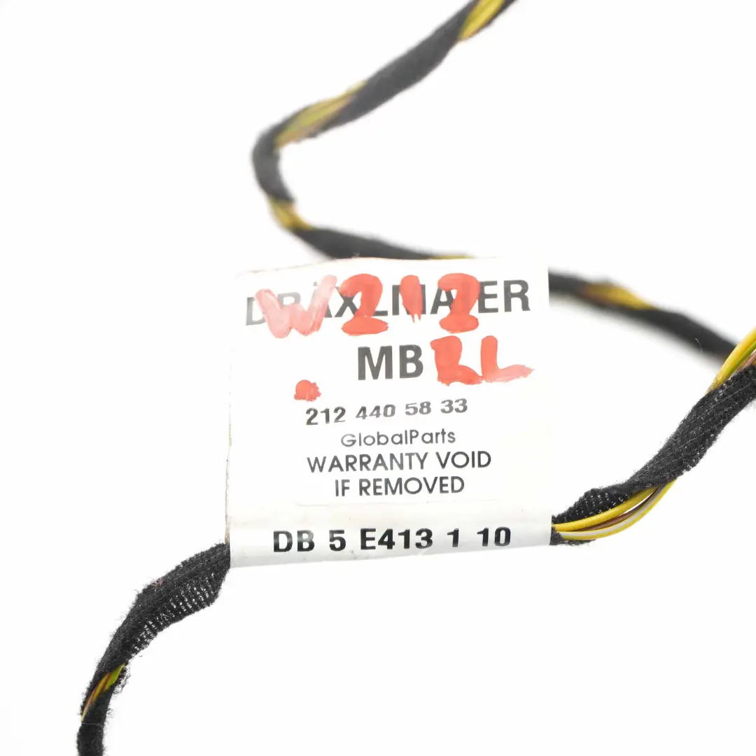  Türverdrahtung Mercedes W212 Loom Kabel Hinten Links Rechts - SKU A2124405833 - Teilenummer A2124405833