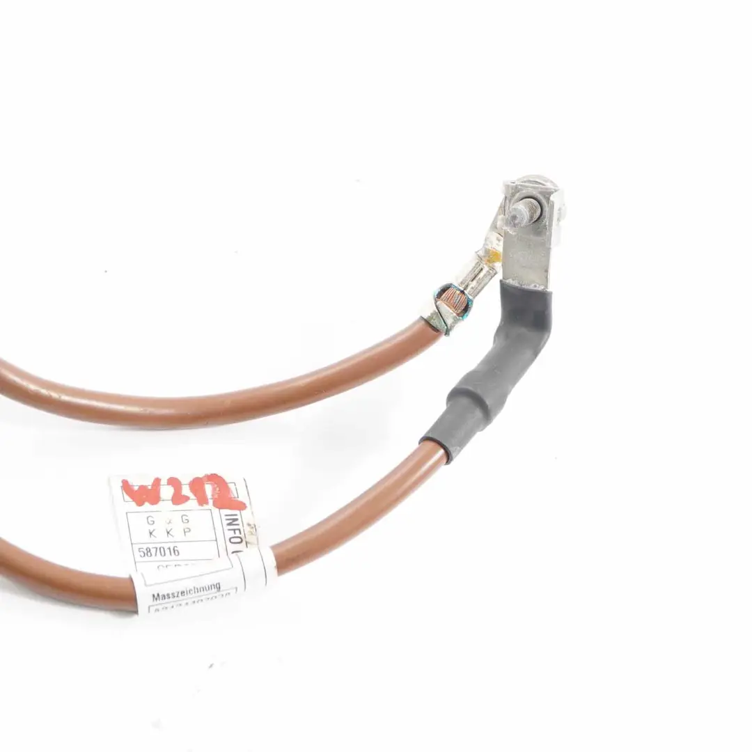 Cable Negativo Mercedes W212 Battery Earth Wiring Loom para con número de pieza A2124407038 Cable Negativo Mercedes W212 Battery Earth Wiring Loom - SKU A2124407038 - Número de pieza A2124407038