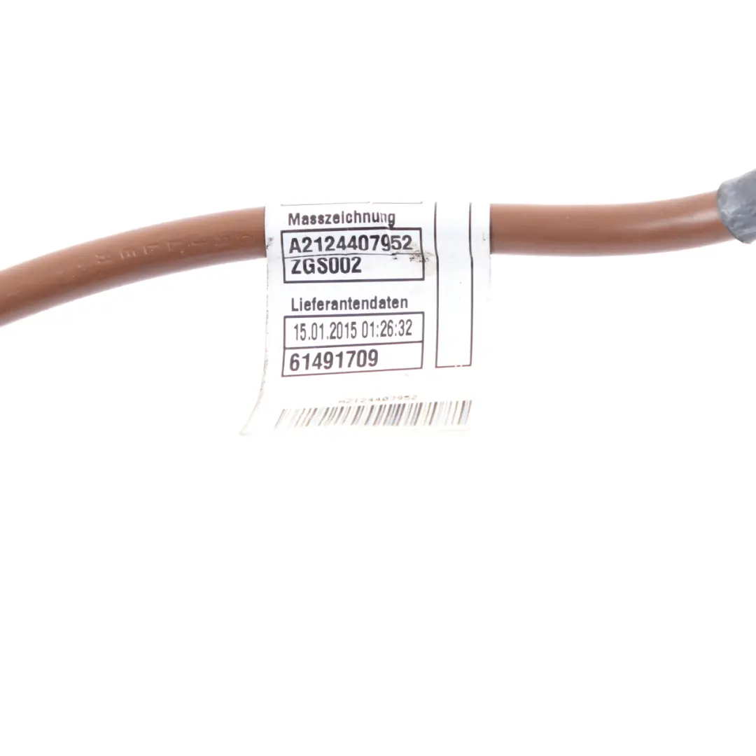 Mercedes W212 W218 Battery Cable Negative Lead Terminal Harness - SKU A2124407952 - Part number A2124407952