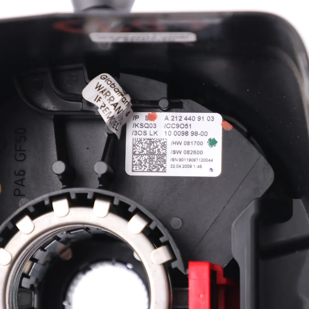 Piantone dello sterzo Mercedes C207 W212 Indicatore direzione Squib - SKU A2124409103 - Numero di parte A2124409103