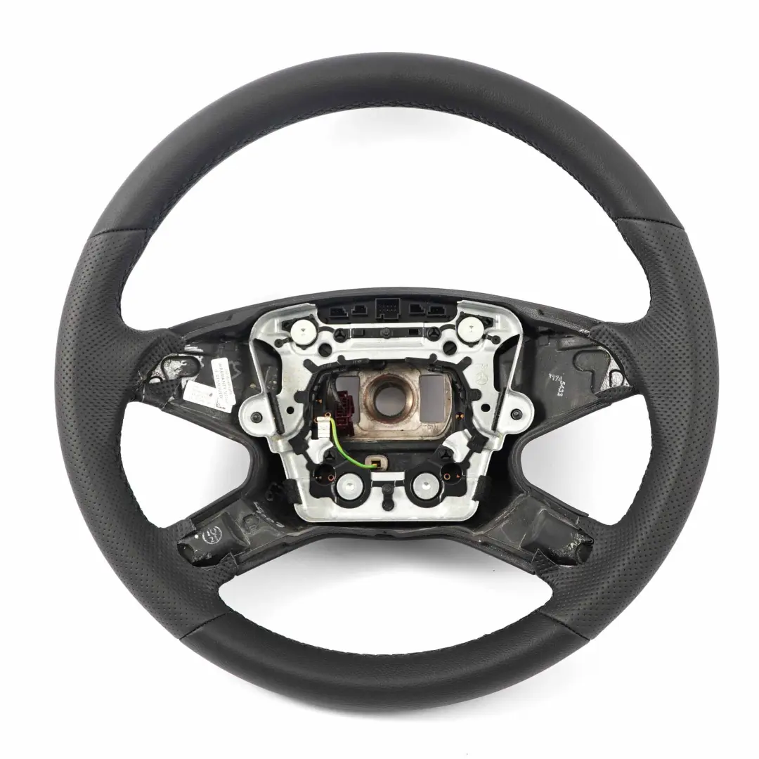  Steering Wheel Mercedes W212 NEW Black Leather with Black Thread - SKU A2124600303-1 - Part number A2124600303
