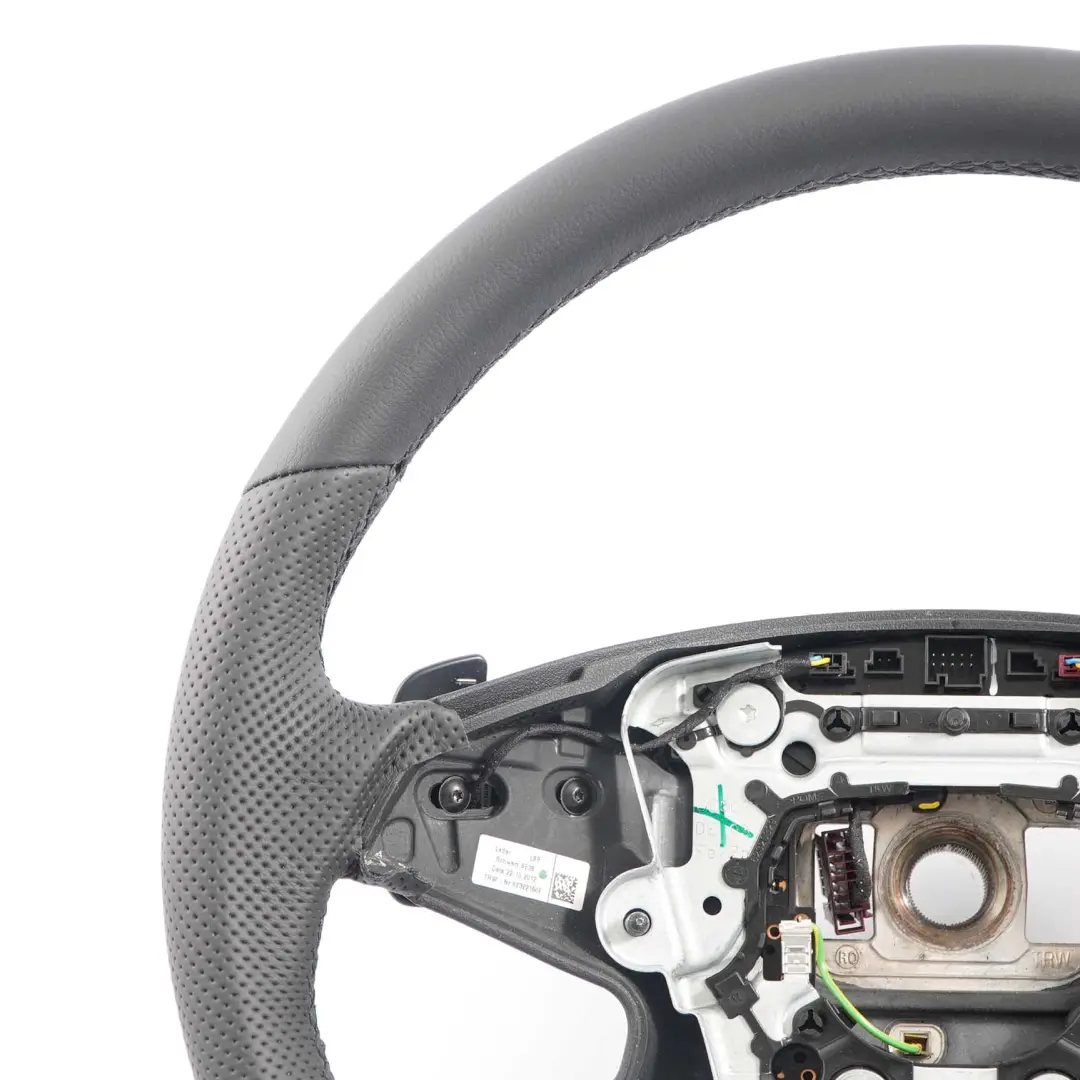  Steering Wheel Mercedes W212 NEW Black Leather with Black Threads Paddle Shift - SKU A2124600403-2 - Part number A2124600403