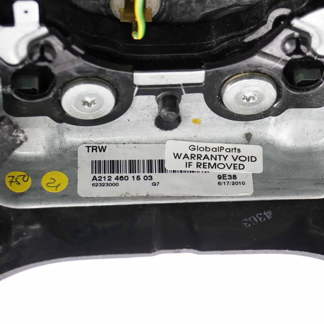 Mercedes W212 Steering Wheel Leather Paddle Shift Active Lane Keeping Assist - SKU A2124601503 - Part number A2124601503