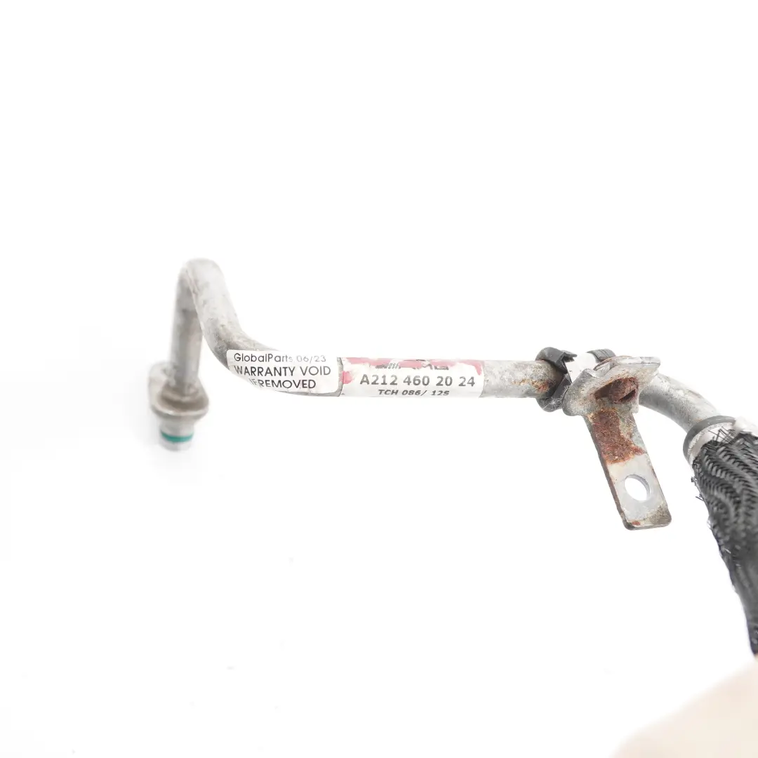 Steering Line Pressure Oil Pipe Hose M156 AMG to Mercedes W212 Power with Part number A2124602024 Mercedes W212 Power Steering Line Pressure Oil Pipe Hose M156 AMG - SKU A2124602024 - Part number A2124602024