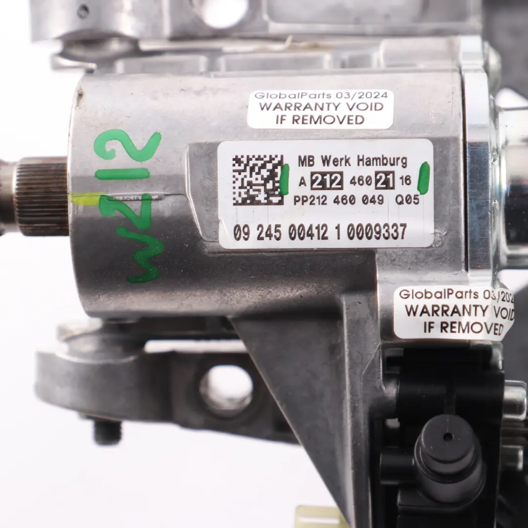 Steering Column Mercedes W212 AMG Electrically Adjustable Shaft Tube to with Part number A2124602116 Steering Column Mercedes W212 AMG Electrically Adjustable Shaft Tube - SKU A2124602116 - Part number A2124602116