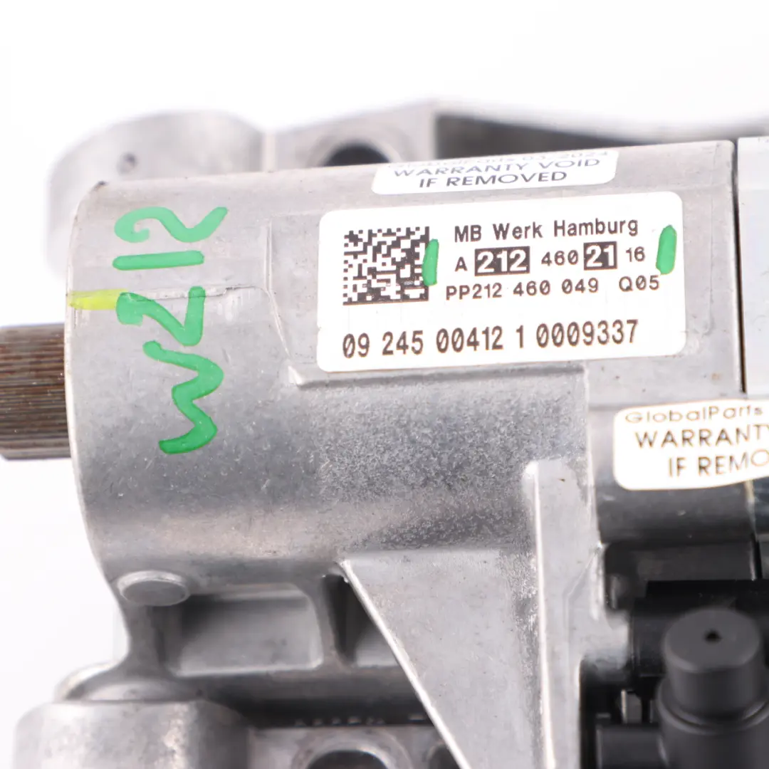 Steering Column Mercedes W212 AMG Electrically Adjustable Shaft Tube to with Part number A2124602116 Steering Column Mercedes W212 AMG Electrically Adjustable Shaft Tube - SKU A2124602116 - Part number A2124602116