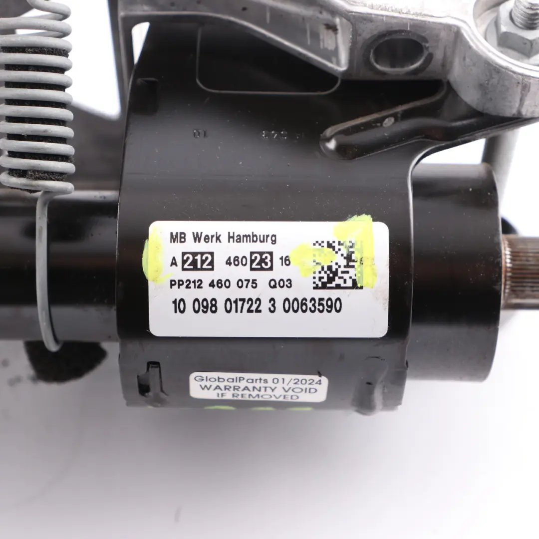 Colonne De Direction Mercedes W212 Manuelle Arbre réglable Tube pour à propos du numéro de pièce A2124602316 Colonne De Direction Mercedes W212 Manuelle Arbre réglable Tube - SKU A2124602316-1 - Numéro de pièce A2124602316