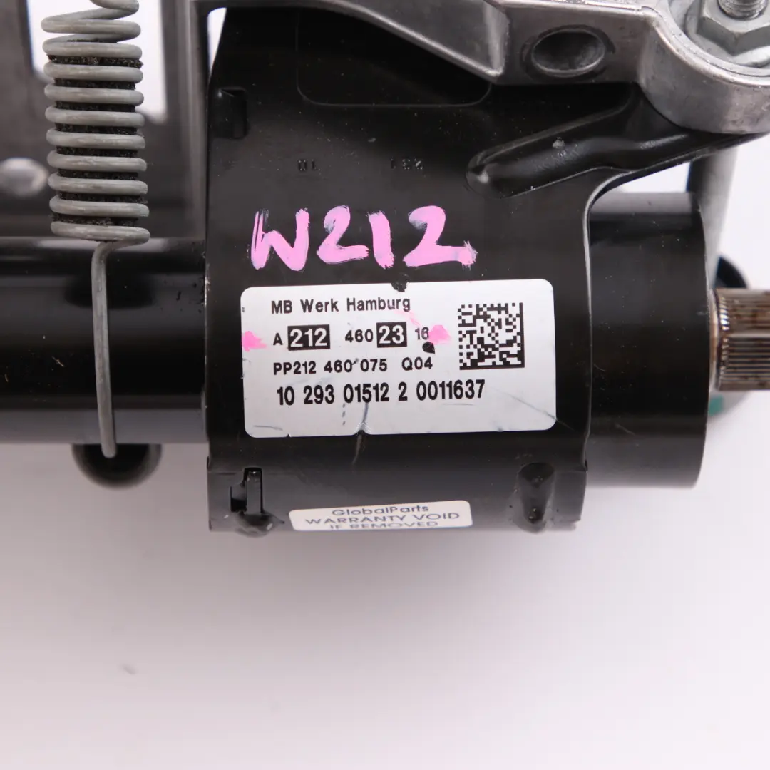 Mercedes W212 Tube D'Arbre Réglable Manuel Colonne Direction - SKU A2124602316 - Numéro de pièce A2124602316
