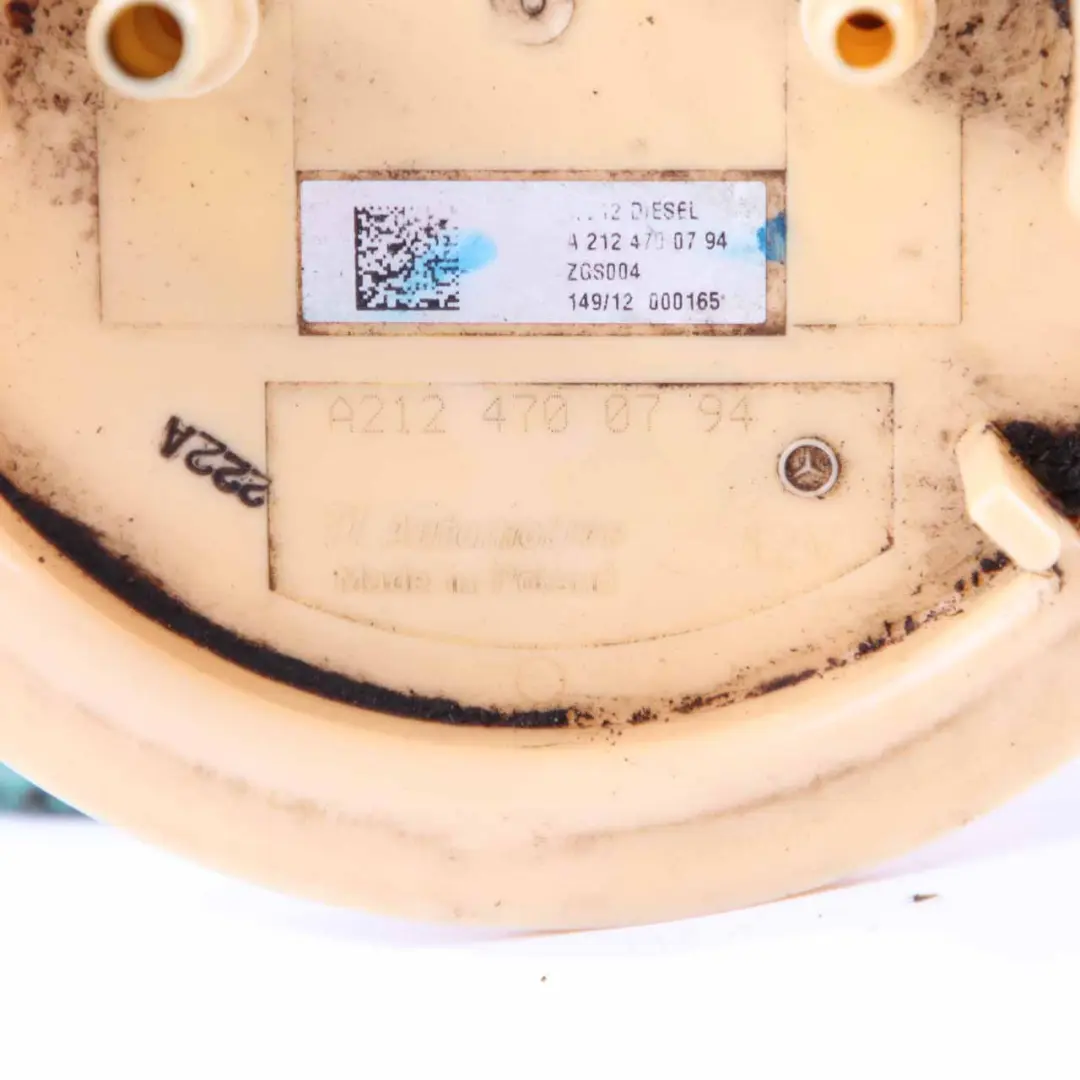 Mercedes W212 Kraftstofftankfüllstandssensor Sender Einheit Diesel A2124700794 - SKU A2124700400 - Teilenummer A2124700400