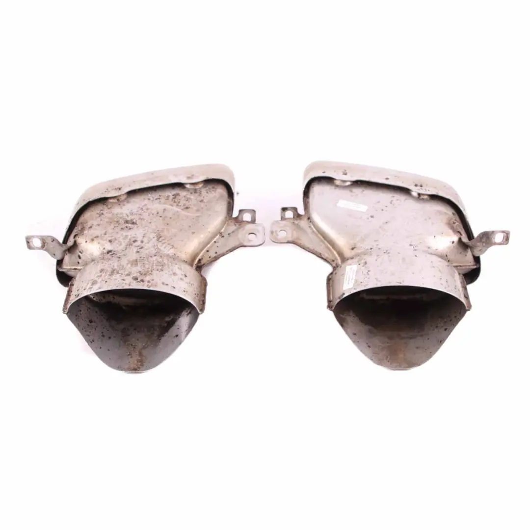 Exhaust Muffler Pipe Rear Left Right N/O/S AMG Exhaust Tips Set to Mercedes W212 with Part number A2124902727 Mercedes W212 Exhaust Muffler Pipe Rear Left Right N/O/S AMG Exhaust Tips Set - SKU A2124902727 - Part number A2124902727