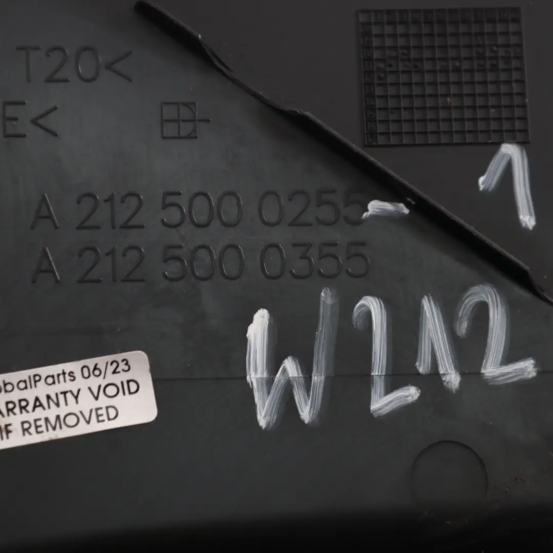 Radiatore Canale di Aspirazione dell'Aria Pannello di Copertura per Mercedes W212 con numero di parte A2125000255 Mercedes W212 Radiatore Canale di Aspirazione dell'Aria Pannello di Copertura - SKU A2125000255-1 - Numero di parte A2125000255