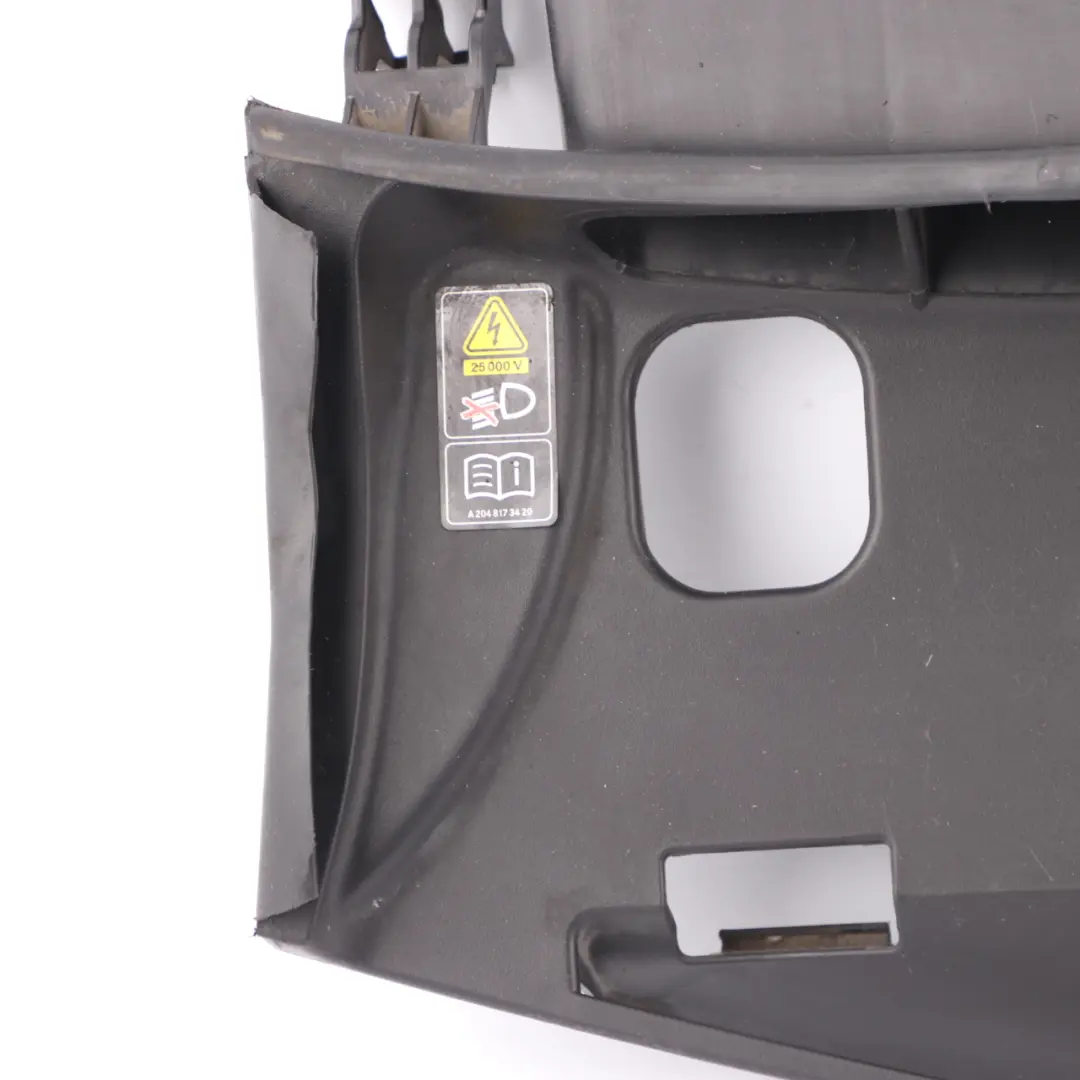 Mercedes W212 Radiator Air Intake Channel Duct Upper Panel Covering - SKU A2125000255 - Part number A2125000255