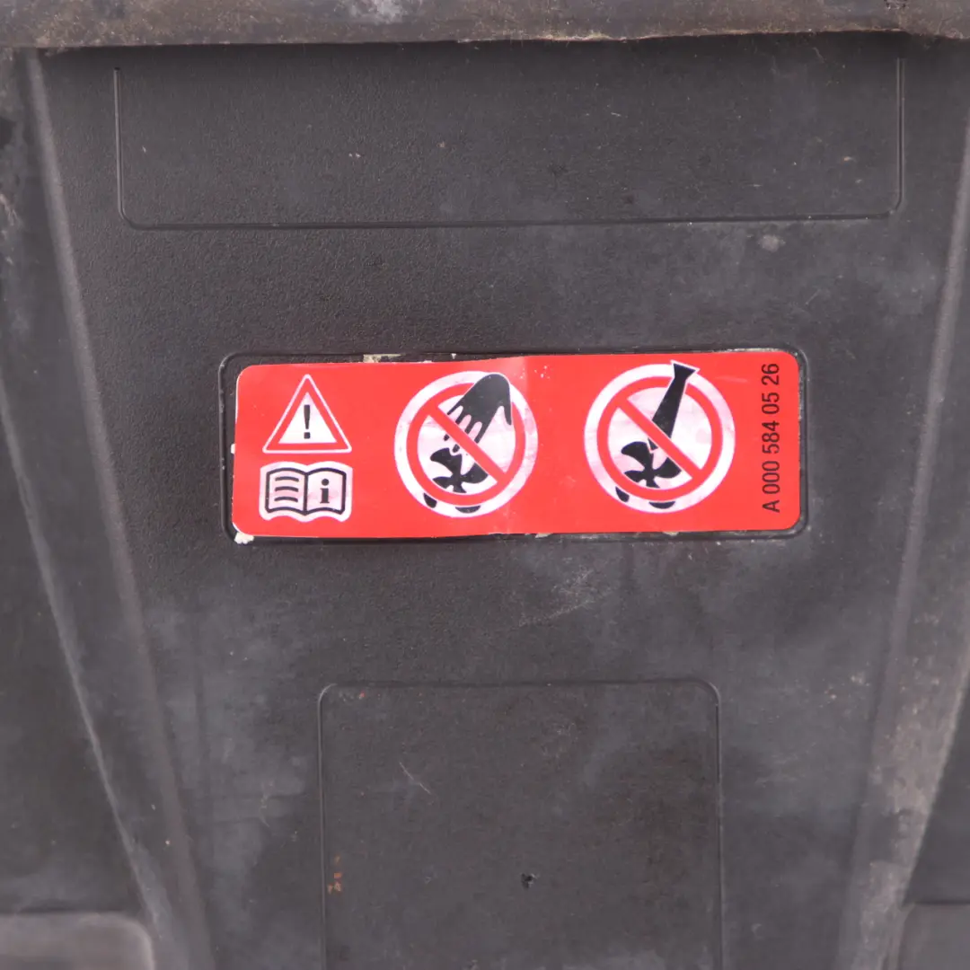 Mercedes W212 Radiator Air Intake Channel Duct Upper Panel Covering - SKU A2125000355 - Part number A2125000355