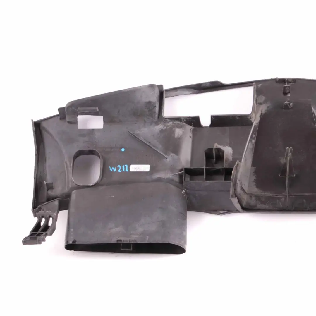 Radiator Air Intake Channel Duct Upper Panel Covering to Mercedes W212 with Part number A2125000355 Mercedes W212 Radiator Air Intake Channel Duct Upper Panel Covering - SKU A2125000355 - Part number A2125000355