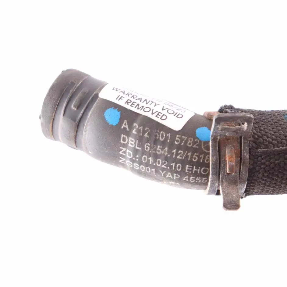 Coolant Pipe Mercedes W212 W218 Expansion Overflow Tank Cooling Hose to with Part number A2125015782 Coolant Pipe Mercedes W212 W218 Expansion Overflow Tank Cooling Hose - SKU A2125015782 - Part number A2125015782