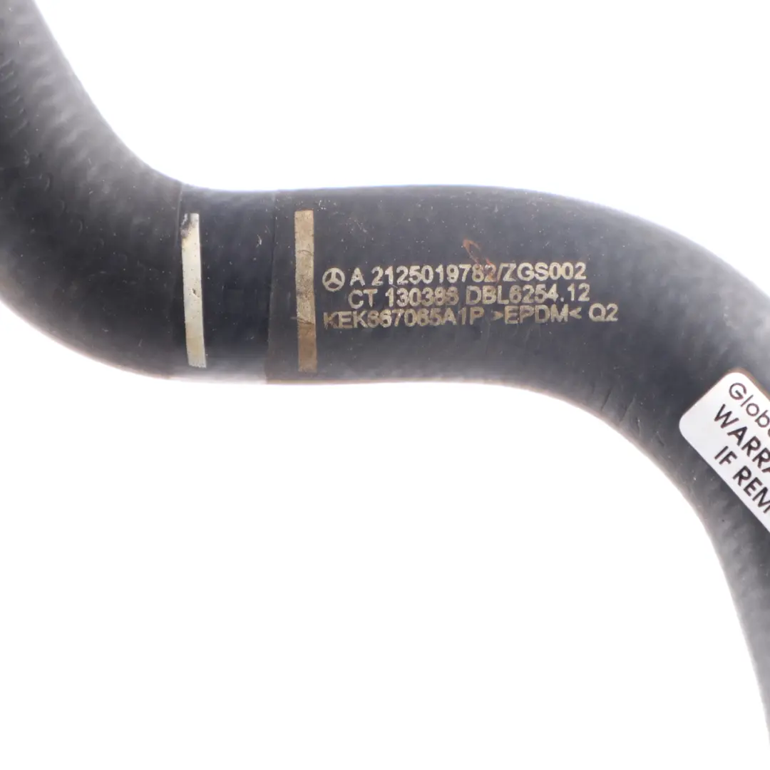 Coolant Hose Mercedes W212 Diesel OM651 Radiator Water Pump Line to with Part number A2125019782 Coolant Hose Mercedes W212 Diesel OM651 Radiator Water Pump Line - SKU A2125019782 - Part number A2125019782