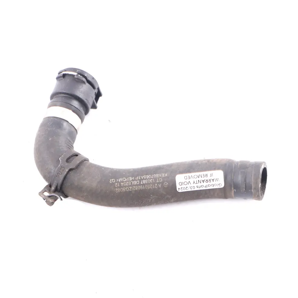 Mercedes W212 OM651 Wasserrohr Motor Kühlung Kühlmittel Schlauch - SKU A2125019882 - Teilenummer A2125019882