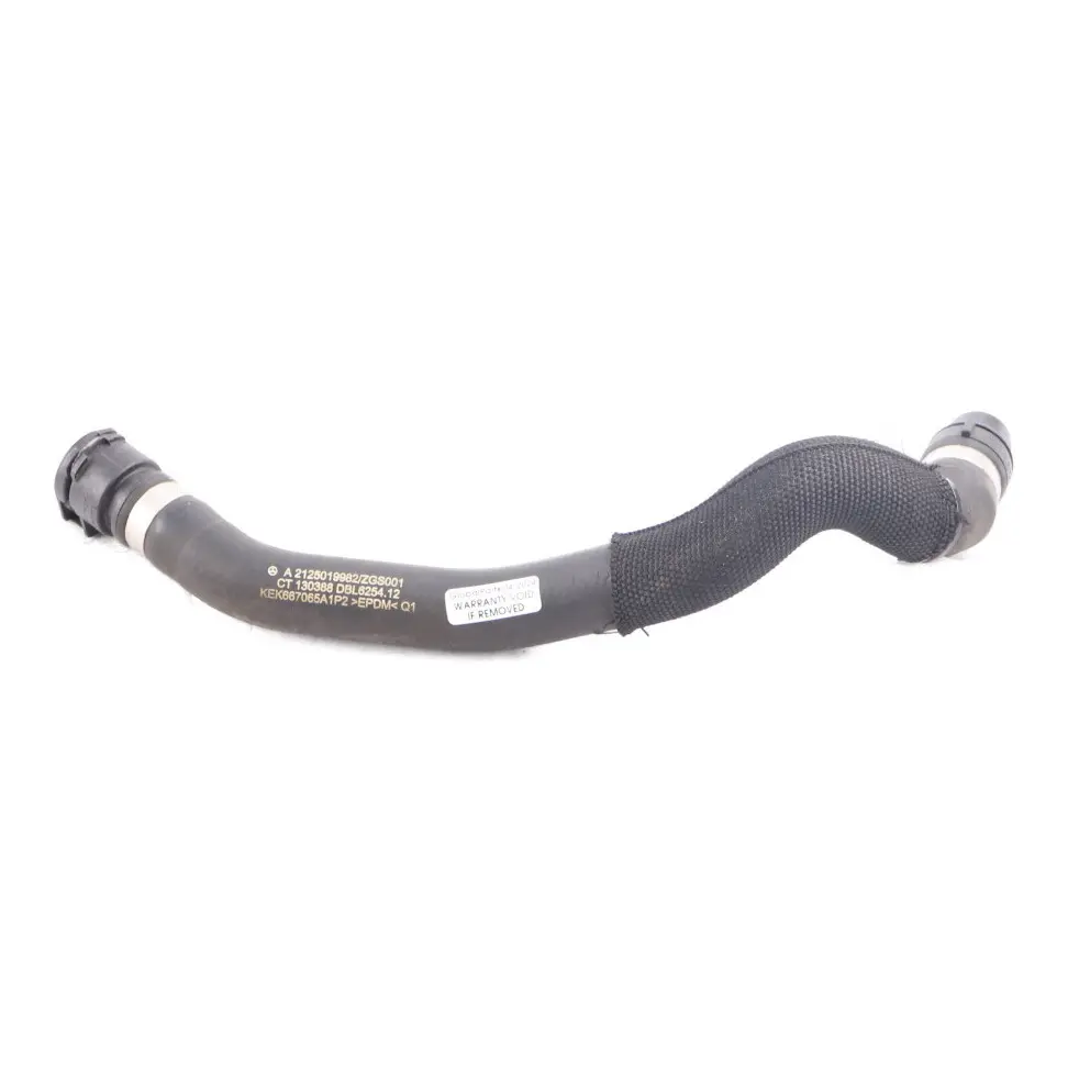 Coolant Hose Mercedes W212 Diesel OM651 Oil Cooler Water Line to with Part number A2125019982 Coolant Hose Mercedes W212 Diesel OM651 Oil Cooler Water Line - SKU A2125019982 - Part number A2125019982