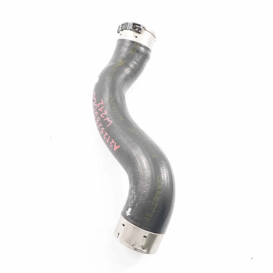 Intake Hose Mercedes W212 OM651 Air Intercooler Charge Pipe Diesel to with Part number A2125280000 Intake Hose Mercedes W212 OM651 Air Intercooler Charge Pipe Diesel - SKU A2125280000 - Part number A2125280000