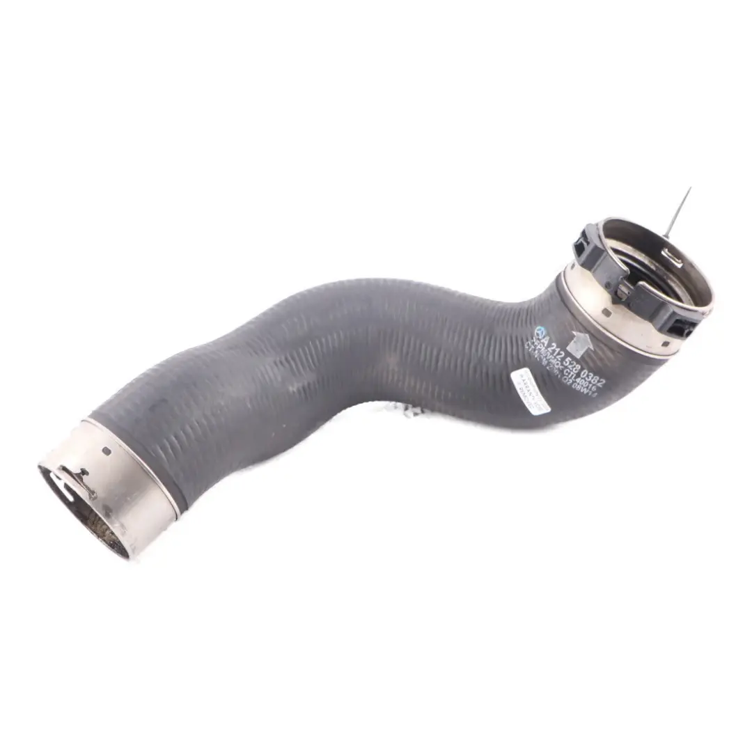 Mercedes W212 OM651 Diesel Intercooler Charge Air Cooler Right Hose - SKU A2125280382 - Part number A2125280382